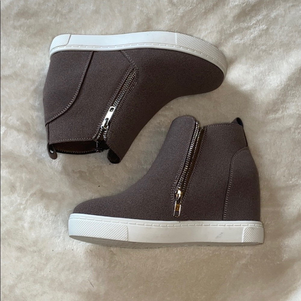 Wedge booties